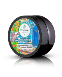 EcoCraft Крем для лица с витаминами и AHA-кислотами  для сухой и чувствительной кожи Мандарин и розовый перец, 60 мл