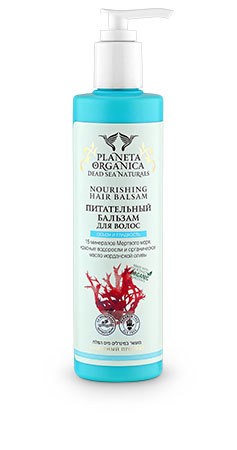 Бальзам Питательный для волос DEAD SEA, 280мл (Planeta Organica)