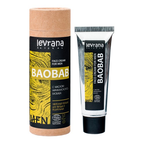 Крем для лица &amp;quot;Баобаб&amp;quot; мужской, 30мл. (Levrana)