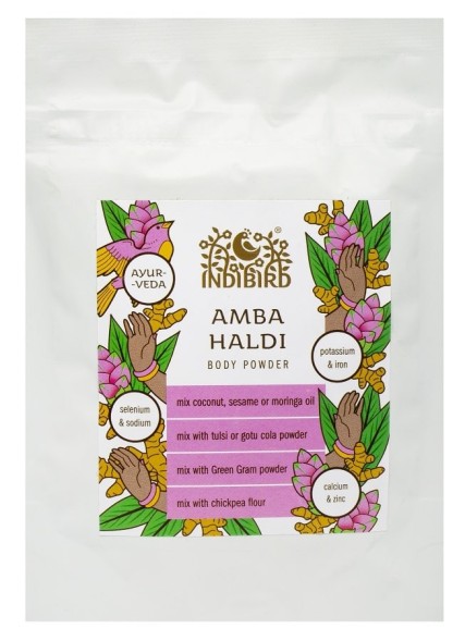 Маска для кожи Амба Халди порошок (Amba Haldi Powder), 50гр. (Indibird)