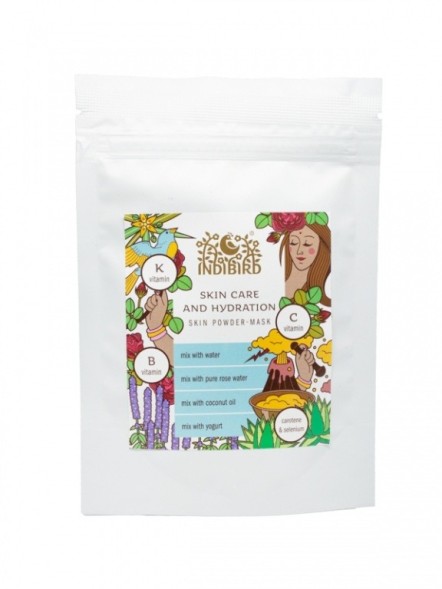 Травяная маска для лица «Уход и Увлажнение» (Herbal Face Pack &amp;quot;Skin Care and Hydration&amp;quot;), 40гр. (Indibird)