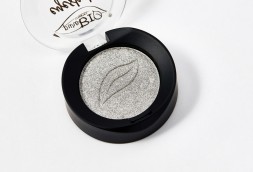 PuroBio Тени в палетке мерцающие 23 серебро, 2,5 гр