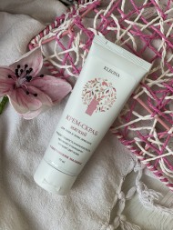 Kleona Крем-скраб мягкий для лица с косточками малины, 75 мл