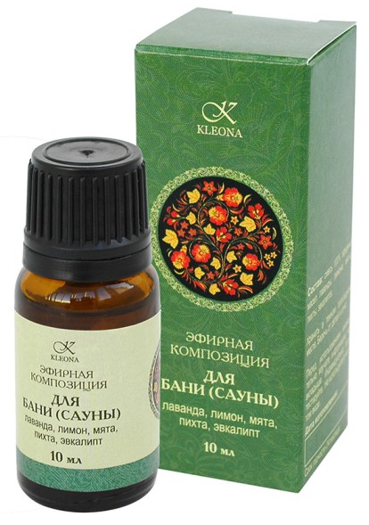 Kleona Эфирная композиция &amp;quot;Для бани сауны&amp;quot;, 10 мл