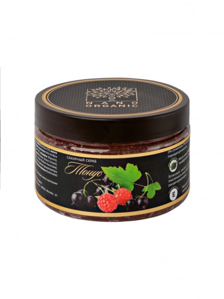 Nano Organic Скраб для тела сахарный Тонус, 300 мл