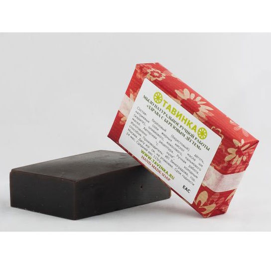 Натуральное мыло &amp;quot;Здрава&amp;quot; с Берёзовым дёгтем, 95 гр. (Тавинка)