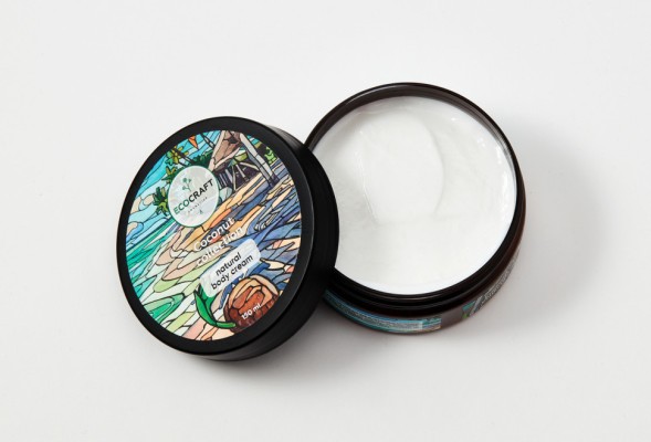 EcoCraft Крем для тела Кокосовая коллекция, 150 мл