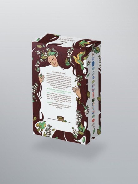 Краска для волос &amp;quot;Хна Темный Шоколад&amp;quot;, 100гр. (IndiBird)