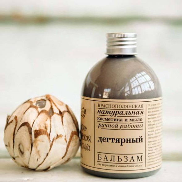 Бальзам &amp;quot;Дегтярный&amp;quot; от перхоти и выпадения волос, 250 мл. (Краснополянская Косметика)
