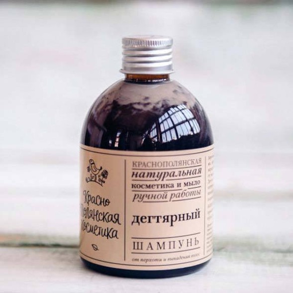 Шампунь &amp;quot;Дегтярный&amp;quot; от перхоти и выпадения волос, 250 мл. (Краснополянская Косметика)