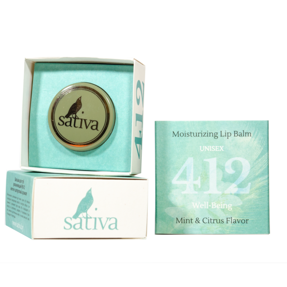 Sativa №412 Бальзам для губ увлажняющий, 8 гр