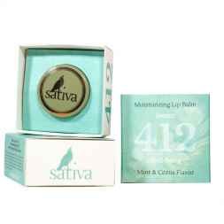 Sativa №412 Бальзам для губ увлажняющий, 8 гр