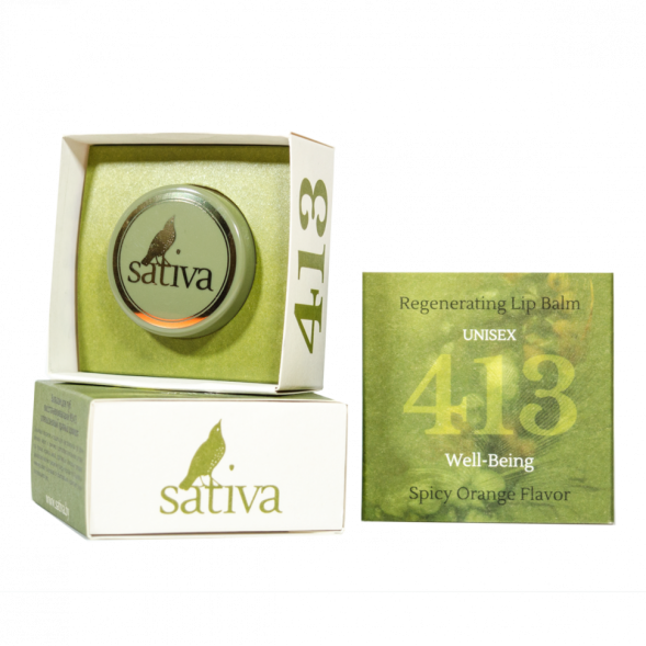 Sativa №413 Бальзам для губ восстанавливающий, 8 гр