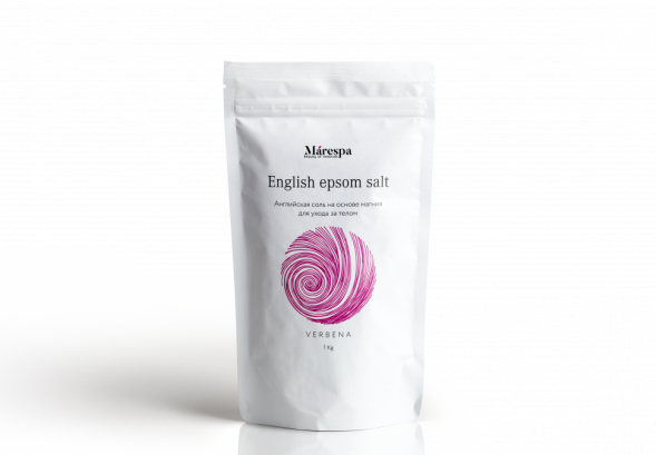 Marespa Английская соль эпсом для ванн &amp;quot;Вербена&amp;quot;, 1 кг