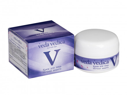 Крем для лица ночная защита, 50мл. (Veda Vedica)