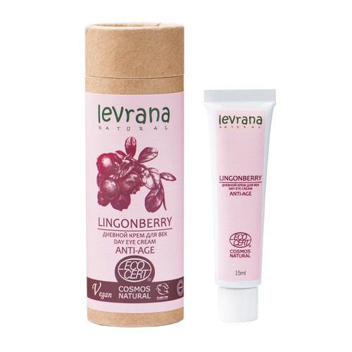 Крем для век &amp;quot;Брусника&amp;quot; дневной, 15мл. (Levrana)