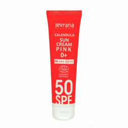 Солнцезащитный крем для тела КАЛЕНДУЛА 50SPF PINK, 100мл. (Levrana)