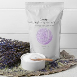 Marespa Английская соль эпсом для ванн "Лаванда", 1 кг