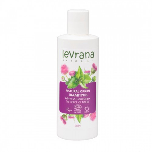 Шампунь &amp;quot;Мята и Репейник&amp;quot; укрепляющий, 250мл. (Levrana)