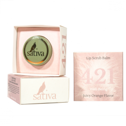 Sativa №421 Скраб-бальзам для губ, 8 гр