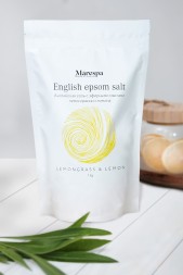 Marespa Английская соль эпсом для ванн "Лемонграсс", 1 кг